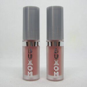Lot (2) Buxom Plump Shot Plumping Lip Serum Soft Blush travel mini 0.04 oz.